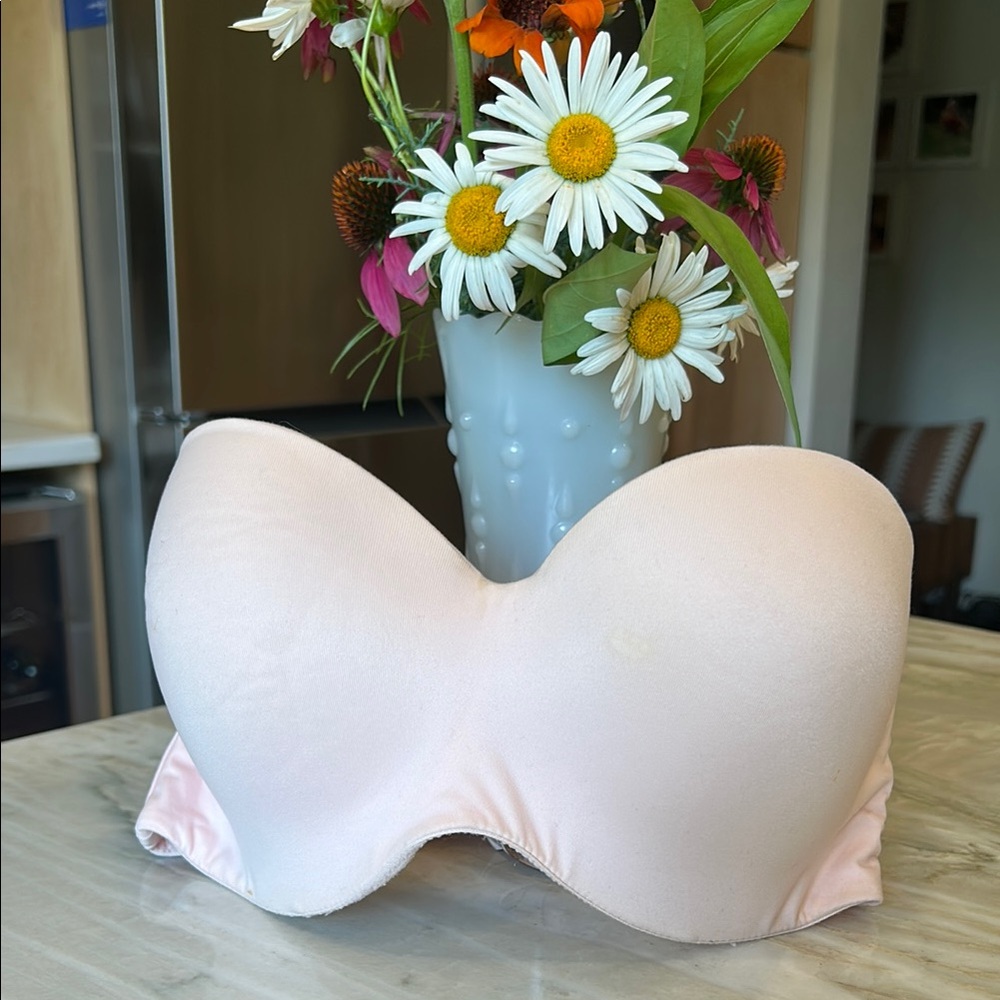 Victoria's Secret Creamy Pale Pink Bandeau Seamless Intimates